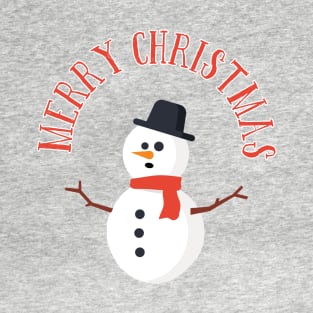 Merry Christmas Snowman T-Shirt